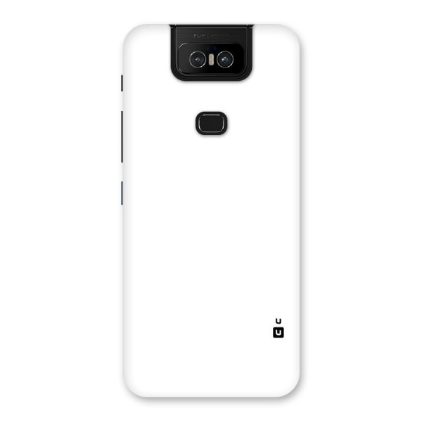 Plain White Back Case for Zenfone 6z