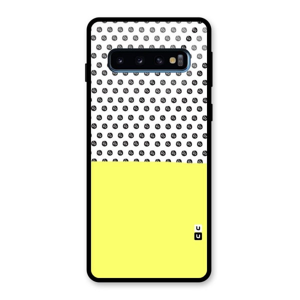 Plain and Pattern Glass Back Case for Galaxy S10