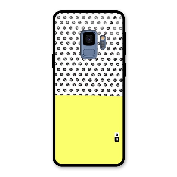 Plain and Pattern Glass Back Case for Galaxy S9