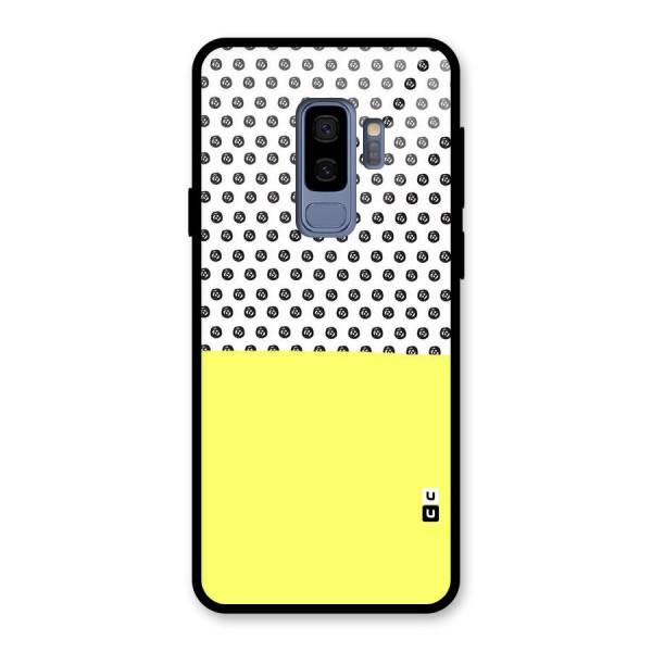 Plain and Pattern Glass Back Case for Galaxy S9 Plus