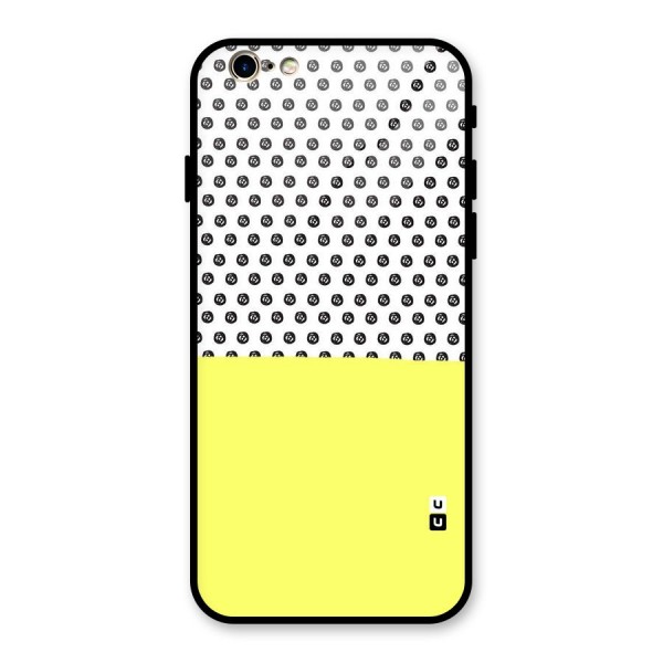 Plain and Pattern Glass Back Case for iPhone 6 6S