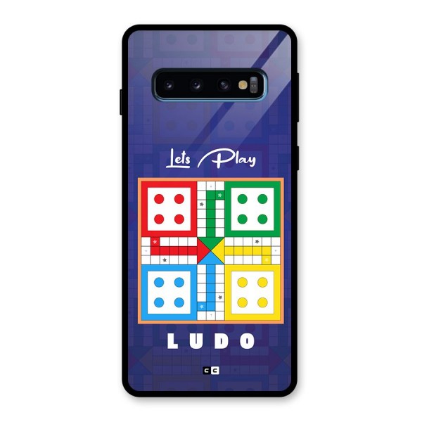 Play Life Glass Back Case for Galaxy S10