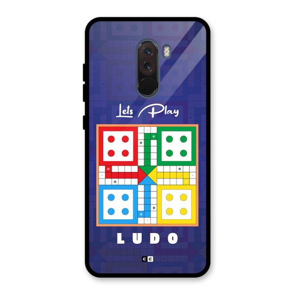 Play Life Glass Back Case for Poco F1