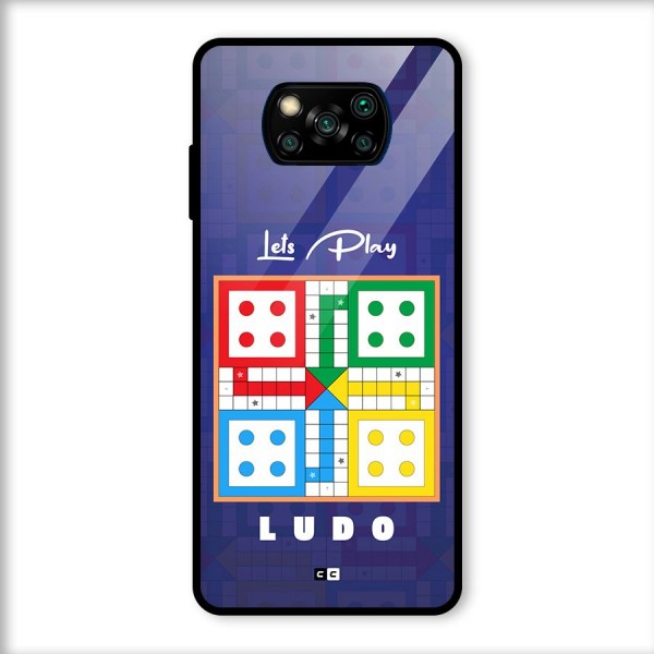 Play Life Glass Back Case for Poco X3