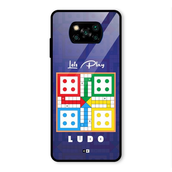 Play Life Glass Back Case for Poco X3 Pro