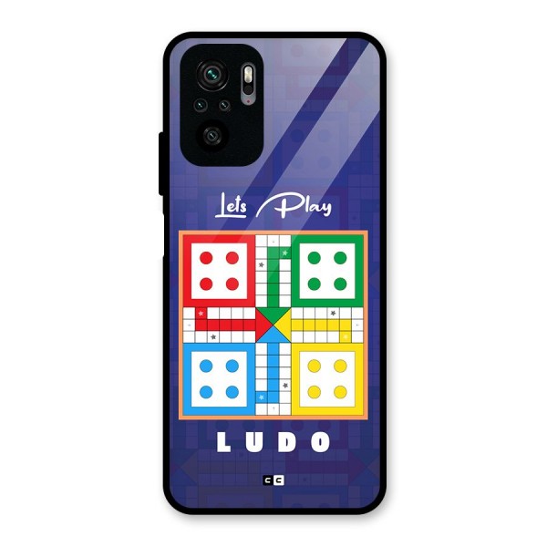 Play Life Glass Back Case for Redmi Note 10