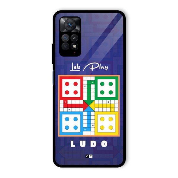 Play Life Glass Back Case for Redmi Note 11 Pro