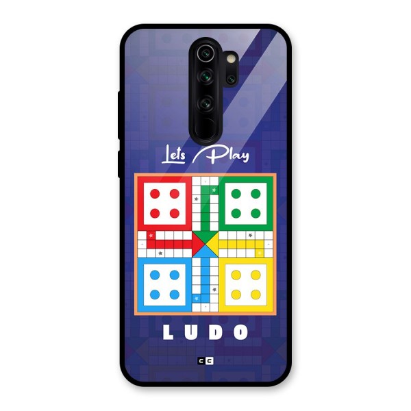 Play Life Glass Back Case for Redmi Note 8 Pro