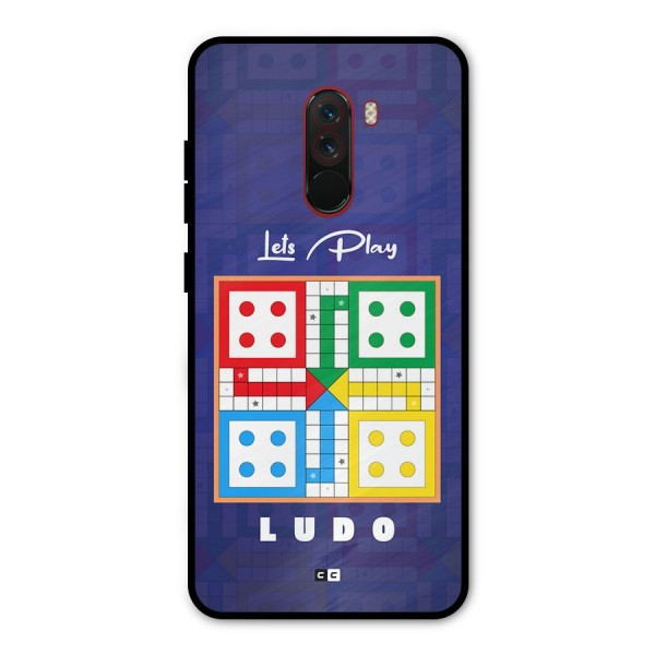 Play Life Metal Back Case for Poco F1