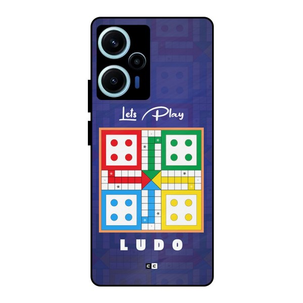 Play Life Metal Back Case for Poco F5