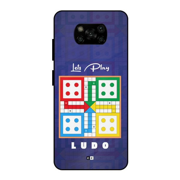 Play Life Metal Back Case for Poco X3