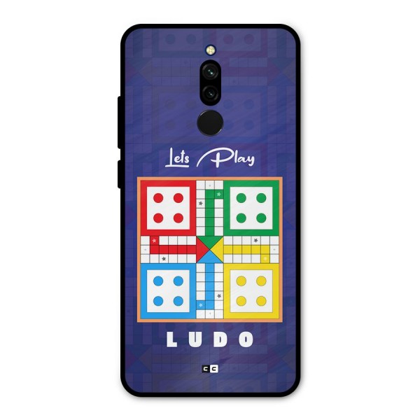 Play Life Metal Back Case for Redmi 8