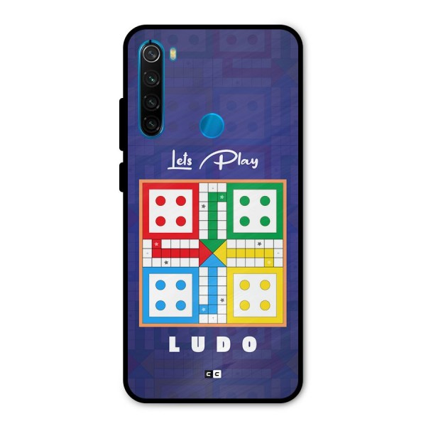 Play Life Metal Back Case for Redmi Note 8