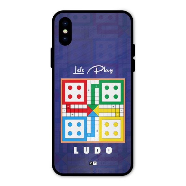 Play Life Metal Back Case for iPhone XS