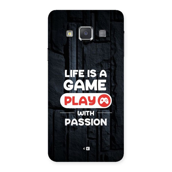 Play With Passion Back Case for Galaxy A3