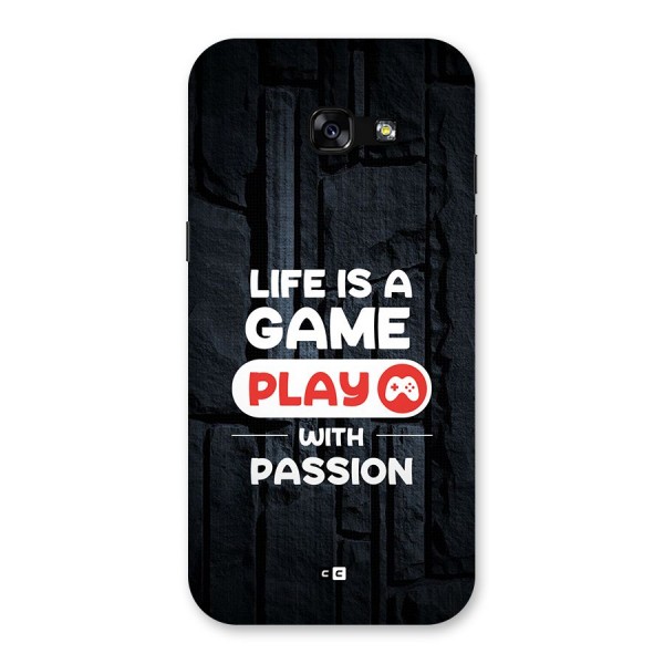 Play With Passion Back Case for Galaxy A5 2017