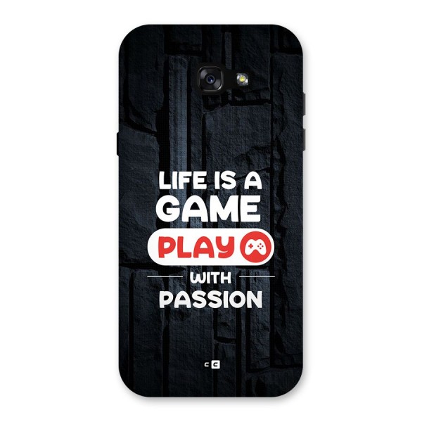 Play With Passion Back Case for Galaxy A7 (2017)