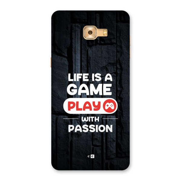 Play With Passion Back Case for Galaxy C9 Pro