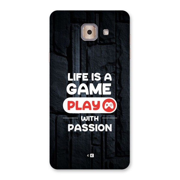 Play With Passion Back Case for Galaxy J7 Max