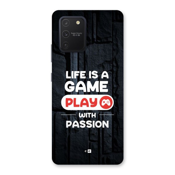 Play With Passion Back Case for Galaxy S10 Lite