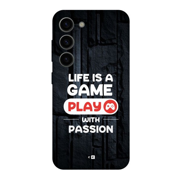 Play With Passion Back Case for Galaxy S23