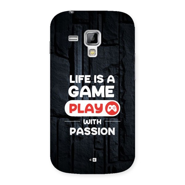 Play With Passion Back Case for Galaxy S Duos