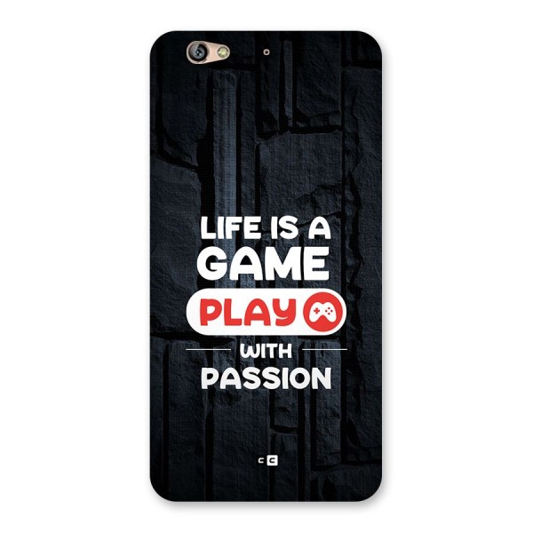 Play With Passion Back Case for Gionee S6