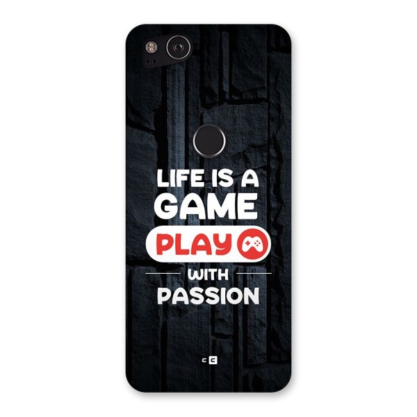 Play With Passion Back Case for Google Pixel 2