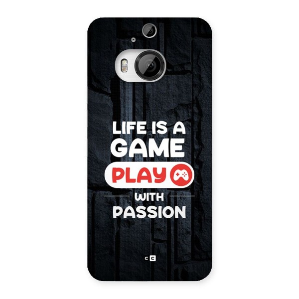 Play With Passion Back Case for HTC One M9 Plus