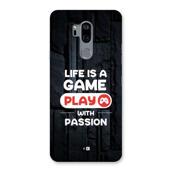 Play With Passion Back Case for LG G7