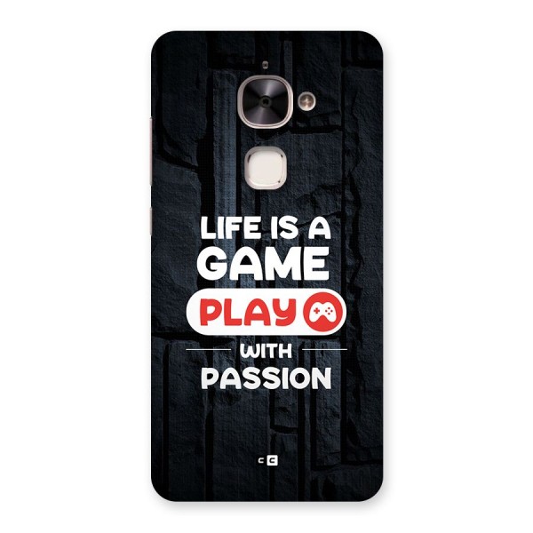 Play With Passion Back Case for Le 2