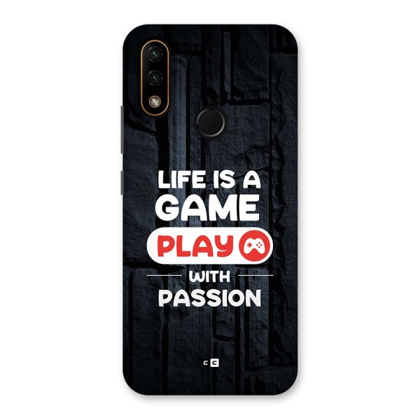 Play With Passion Back Case for Lenovo A6 Note