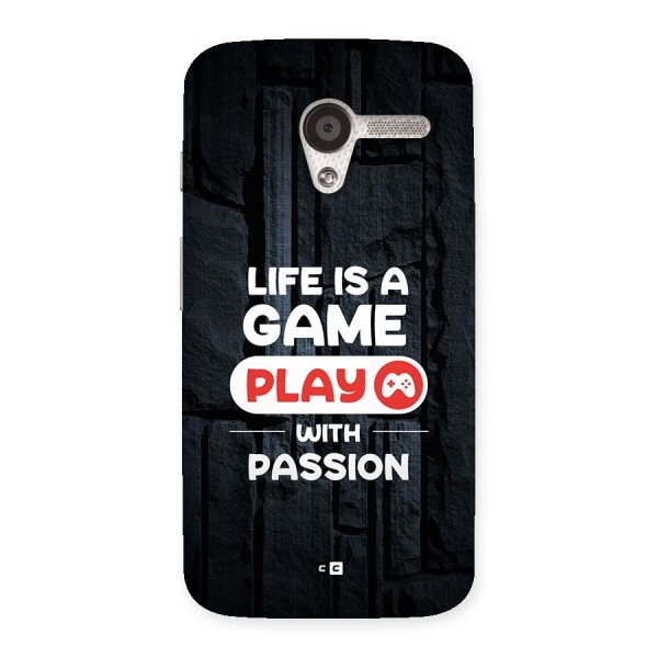 Play With Passion Back Case for Moto X