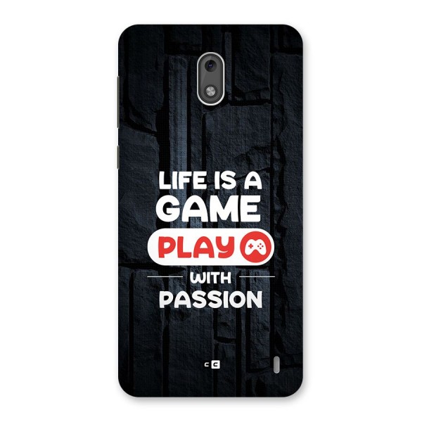 Play With Passion Back Case for Nokia 2