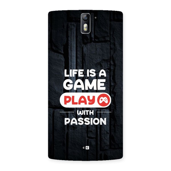 Play With Passion Back Case for OnePlus One