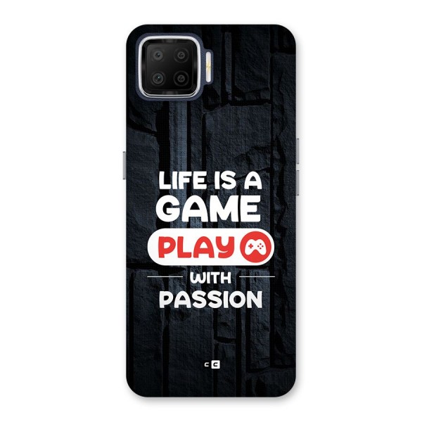 Play With Passion Back Case for Oppo F17