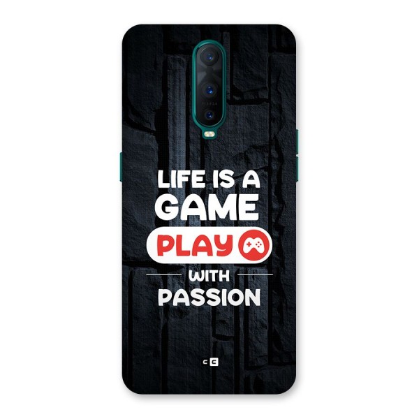 Play With Passion Back Case for Oppo R17 Pro