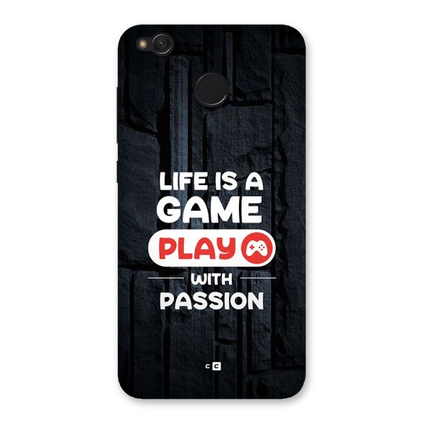 Play With Passion Back Case for Redmi 4