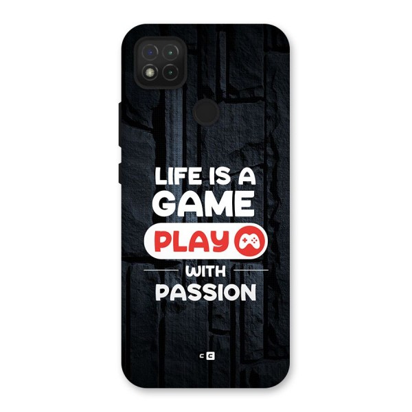 Play With Passion Back Case for Redmi 9C