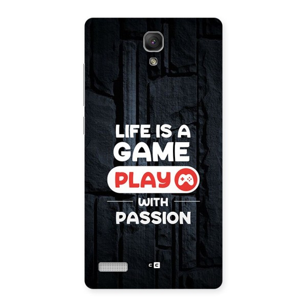 Play With Passion Back Case for Redmi Note