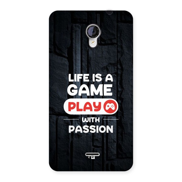 Play With Passion Back Case for Unite 2 A106