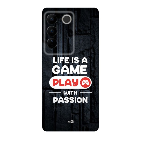 Play With Passion Back Case for Vivo V27