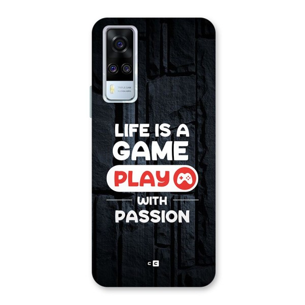 Play With Passion Back Case for Vivo Y51