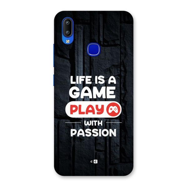 Play With Passion Back Case for Vivo Y91