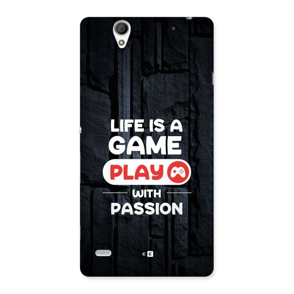 Play With Passion Back Case for Xperia C4