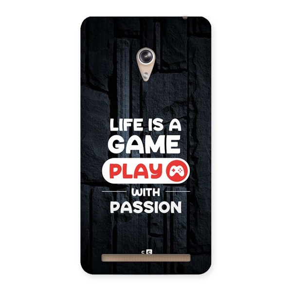 Play With Passion Back Case for Zenfone 6