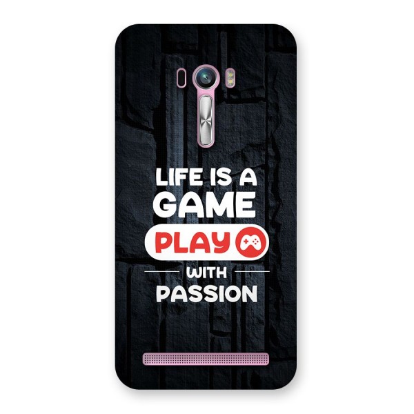 Play With Passion Back Case for Zenfone Selfie