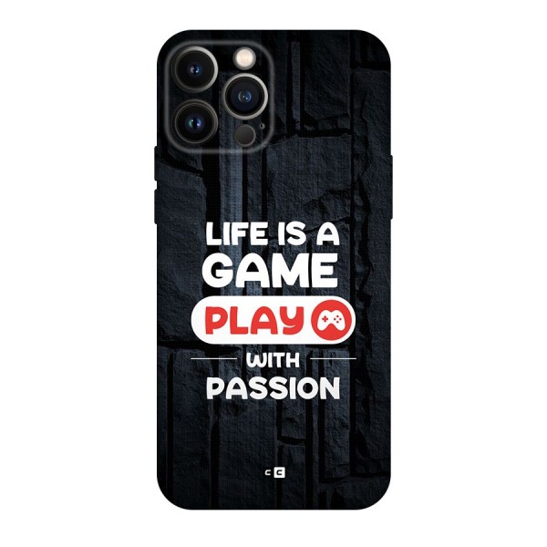 Play With Passion Back Case for iPhone 13 Pro Max