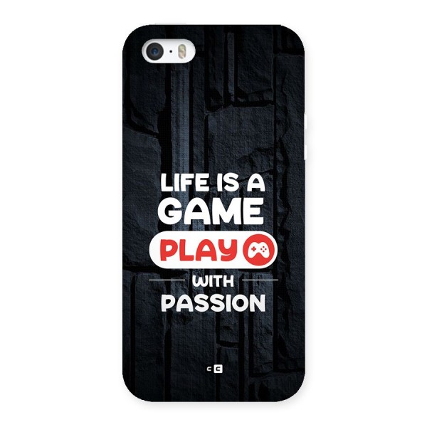 Play With Passion Back Case for iPhone 5 5s