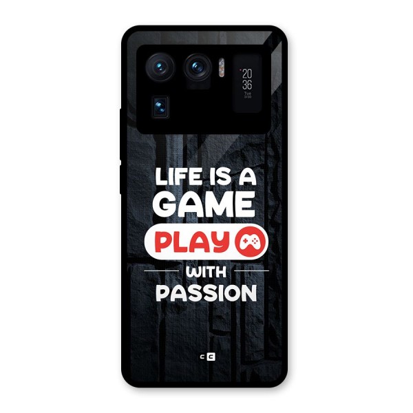 Play With Passion Glass Back Case for Mi 11 Ultra